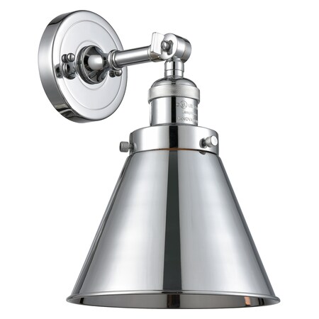 Innovations Lighting 1 Light Vintage Dimmable Led Appalachian 8 Inch Sconce, 697828 203-PC-M13-PC-LED